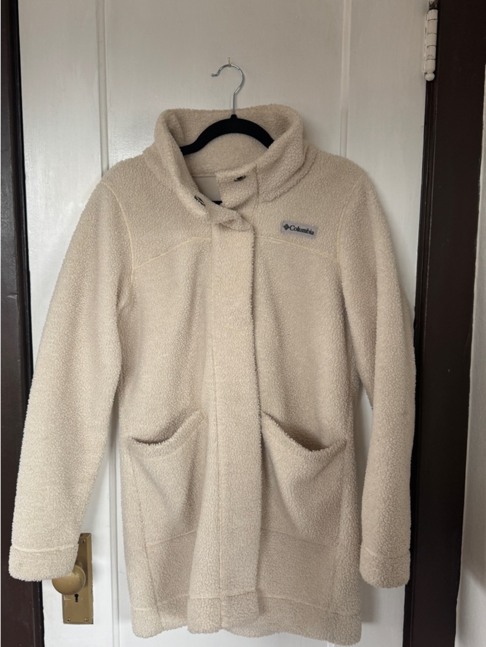 Columbia Cream Sherpa Teddy Coat